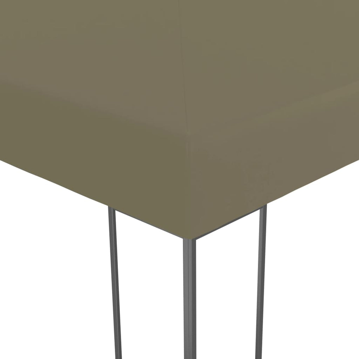 Taupe Outdoor Gazebo Canopy Tent with Steel Frame M132