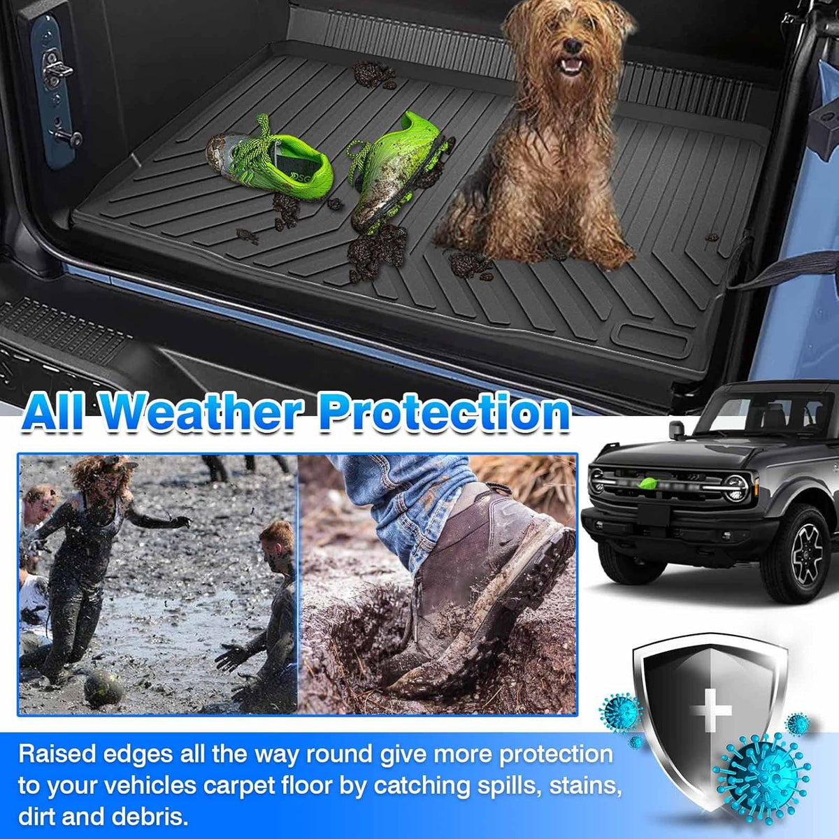 All Weather TPE Cargo Liner Trunk Mat R71946
