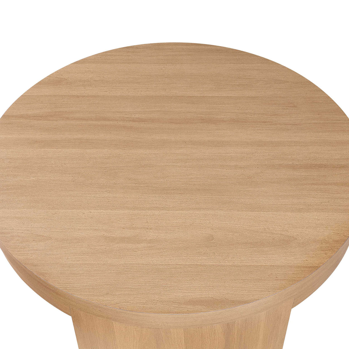 Round Coffee Table Warm Honey Finish Z3713