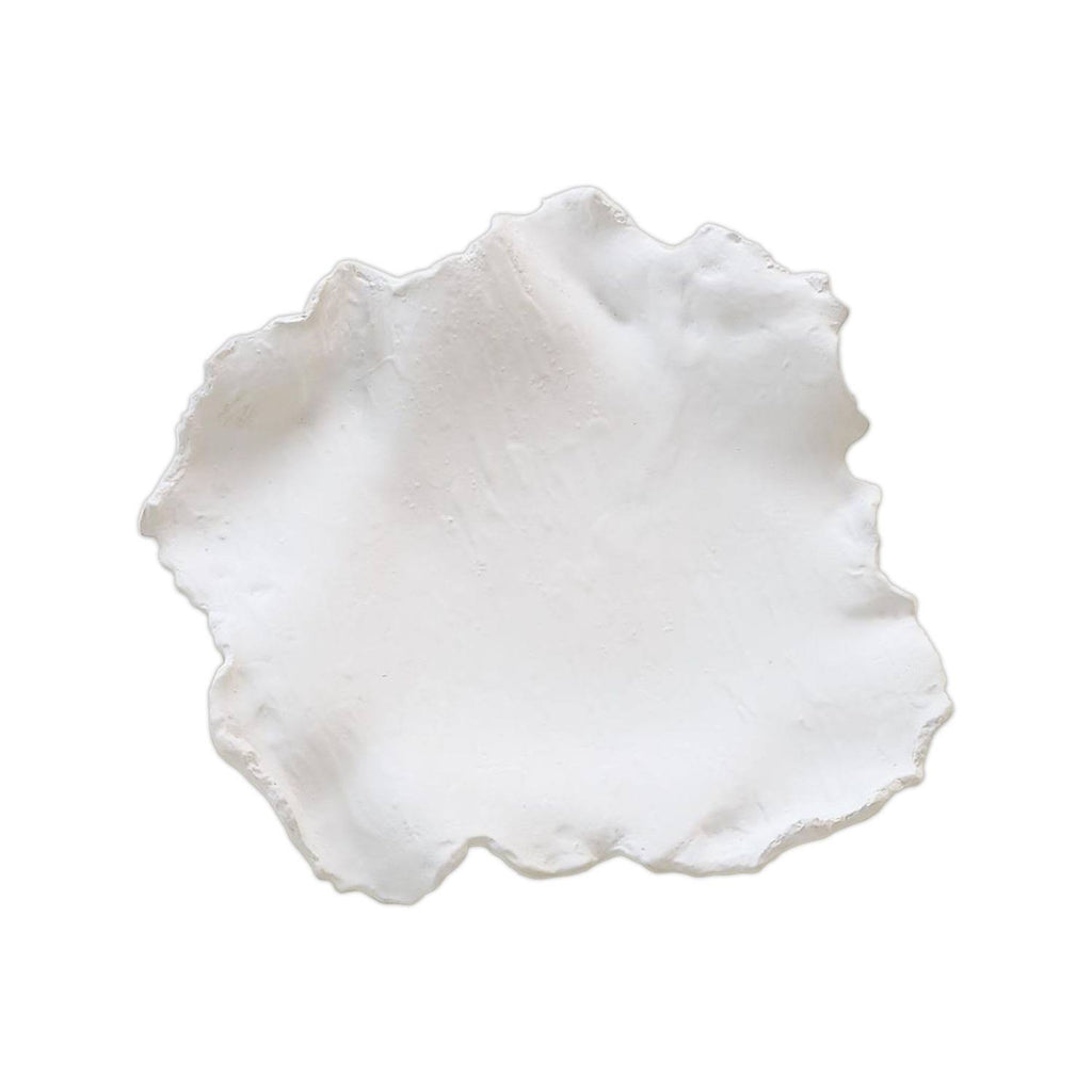 White Curled Wall Decor T887