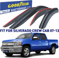 Tape-on Window Deflectors for Chevrolet Silverado/GMC Sierra 2007-2013 Crew Cab, 4 pcs X40659
