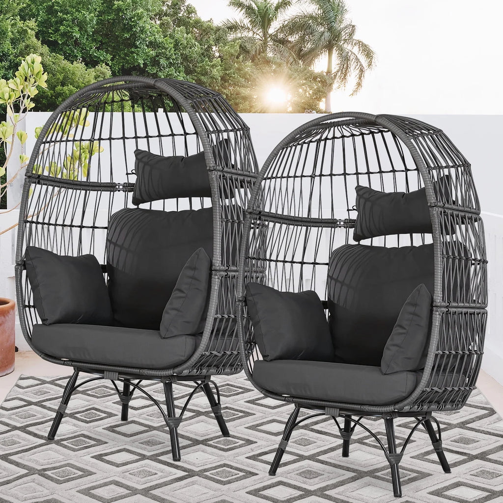 Beige Wicker Outdoor Sectional Sofa U936370