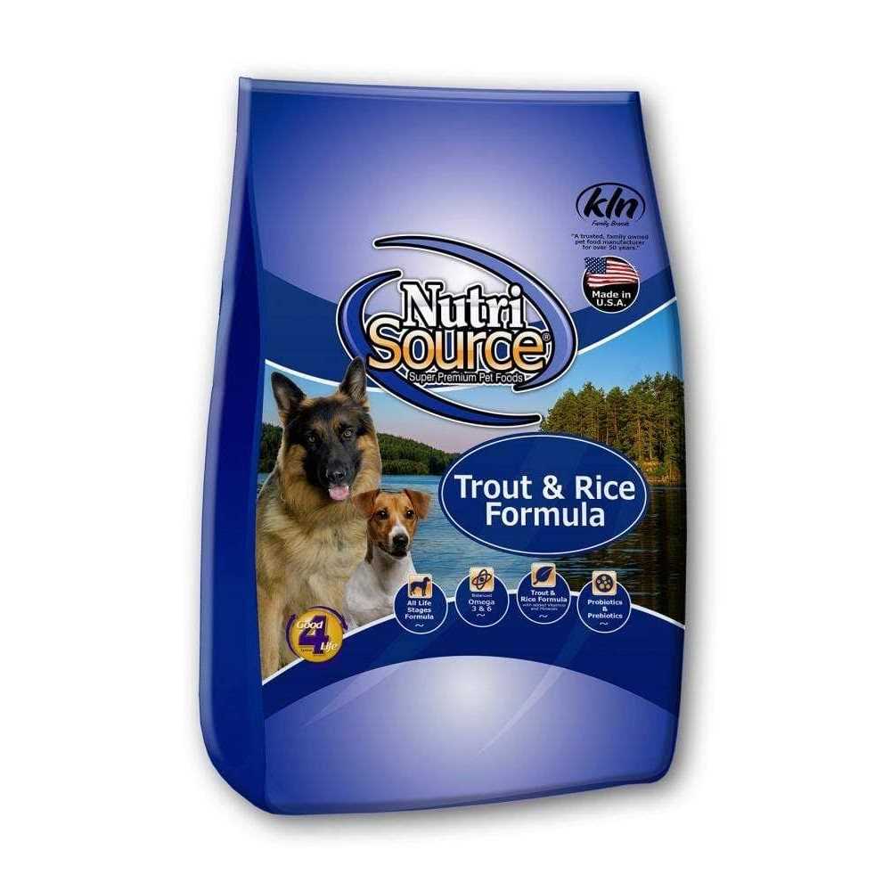 Trout Rice Dry Dog Food S9132