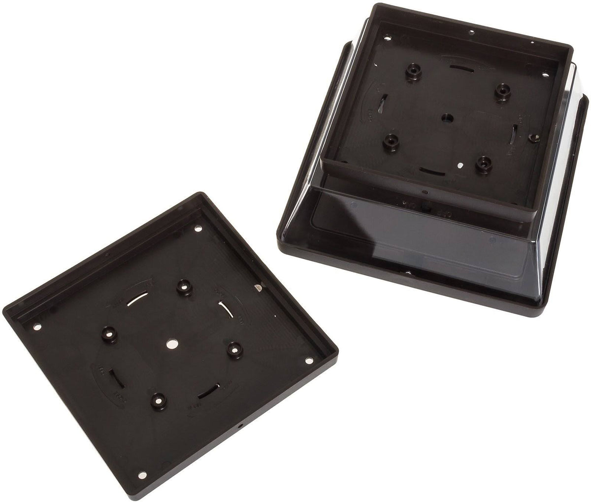 5 x 5 Solar LED Post Cap Light with 6 inch Adapter, Bronze, 12 Pack M6462