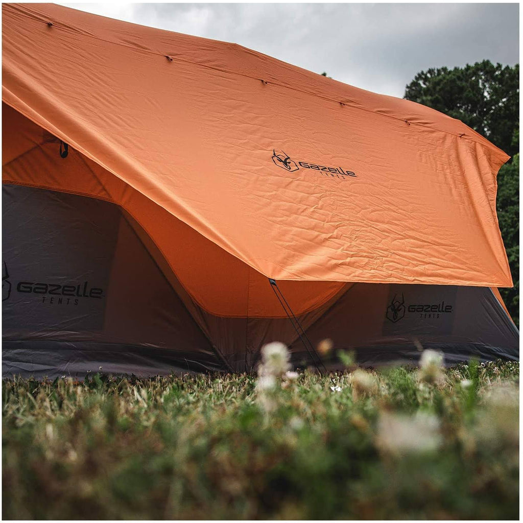 Orange 8 Person Pop Up Camping Tent G5857