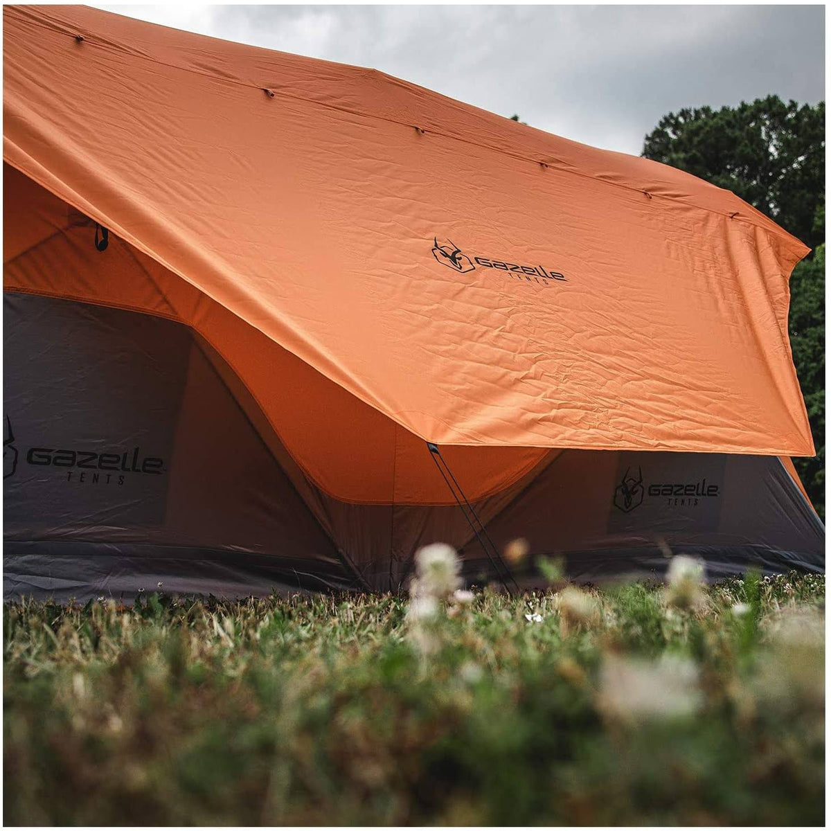 Orange 8 Person Pop Up Camping Tent G5857