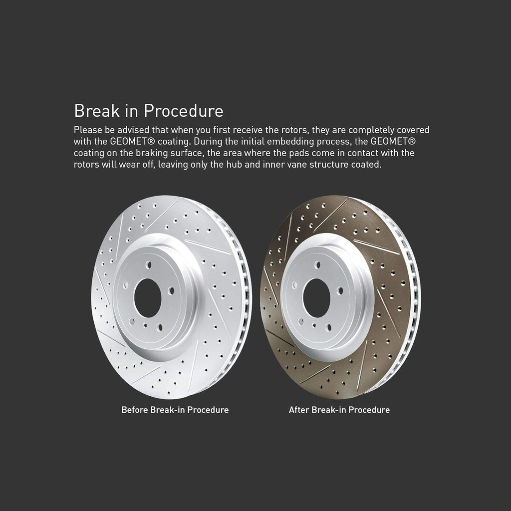 Carbon Brake Rotors Drill Slot Ceramic Pads E89000