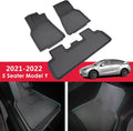 All-Weather TPE Floor Mats 1st & 2nd Row Black I64045