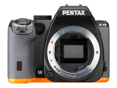 Black/Orange DSLR Camera with 18-50mm & 50-200mm Lenses Y163547
