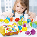 6 Pcs Shape and Color Matching Eggs Puzzle Toy D854228