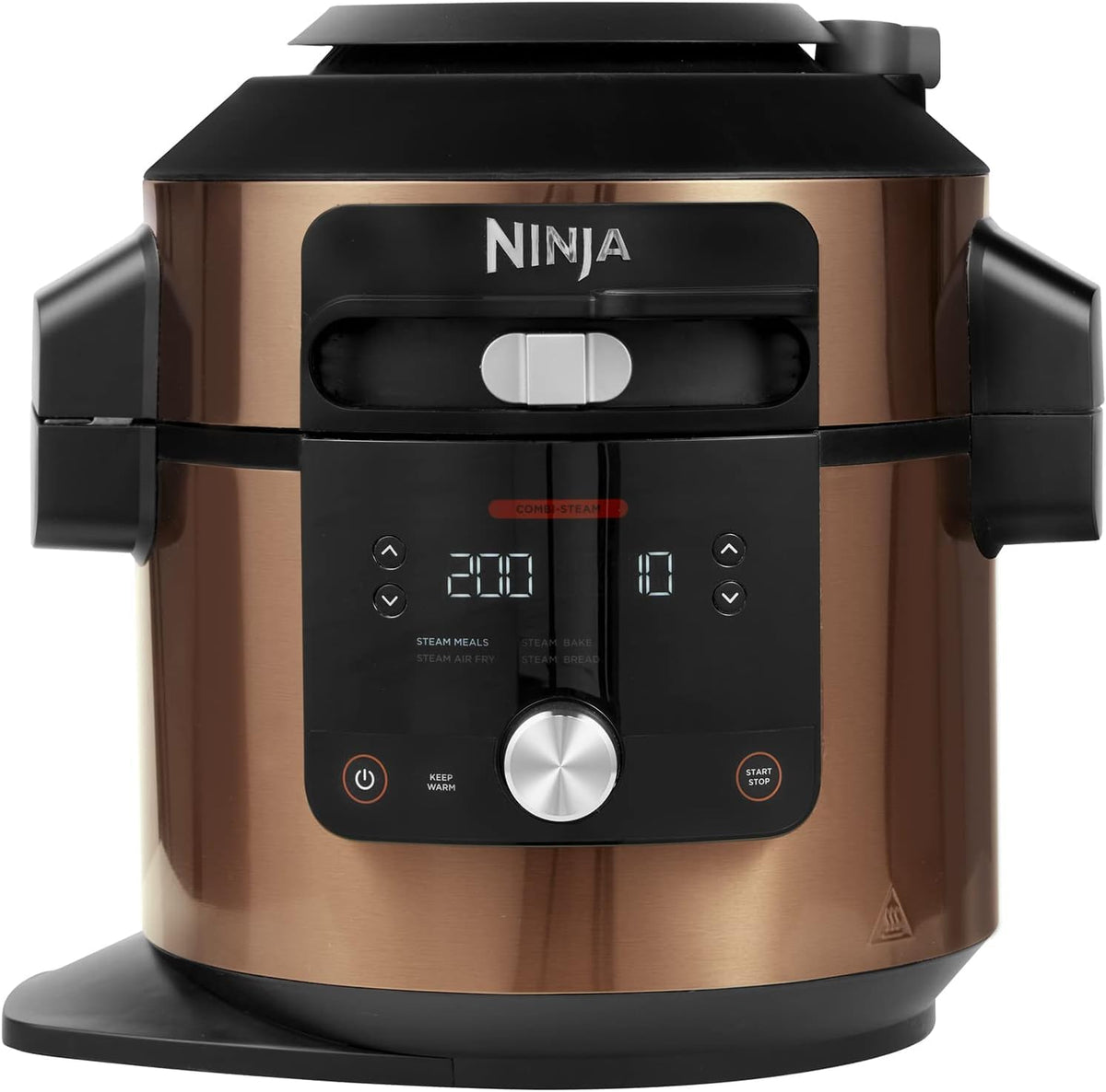 Restored Ninja 8 Qt. Pressure Cooker Steam Fryer with 5 Qt. Crisp Basket Q22138