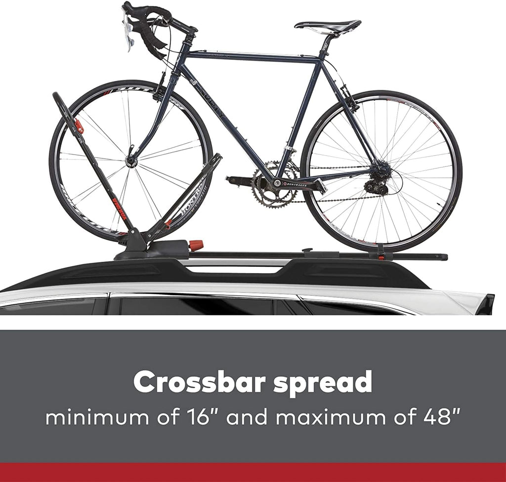 Upright Bike Carrier for Roof Racks, 1 Bike Capacity F29099