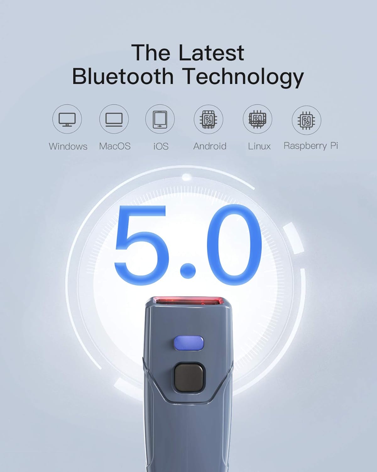2D Bluetooth Barcode Scanner O485