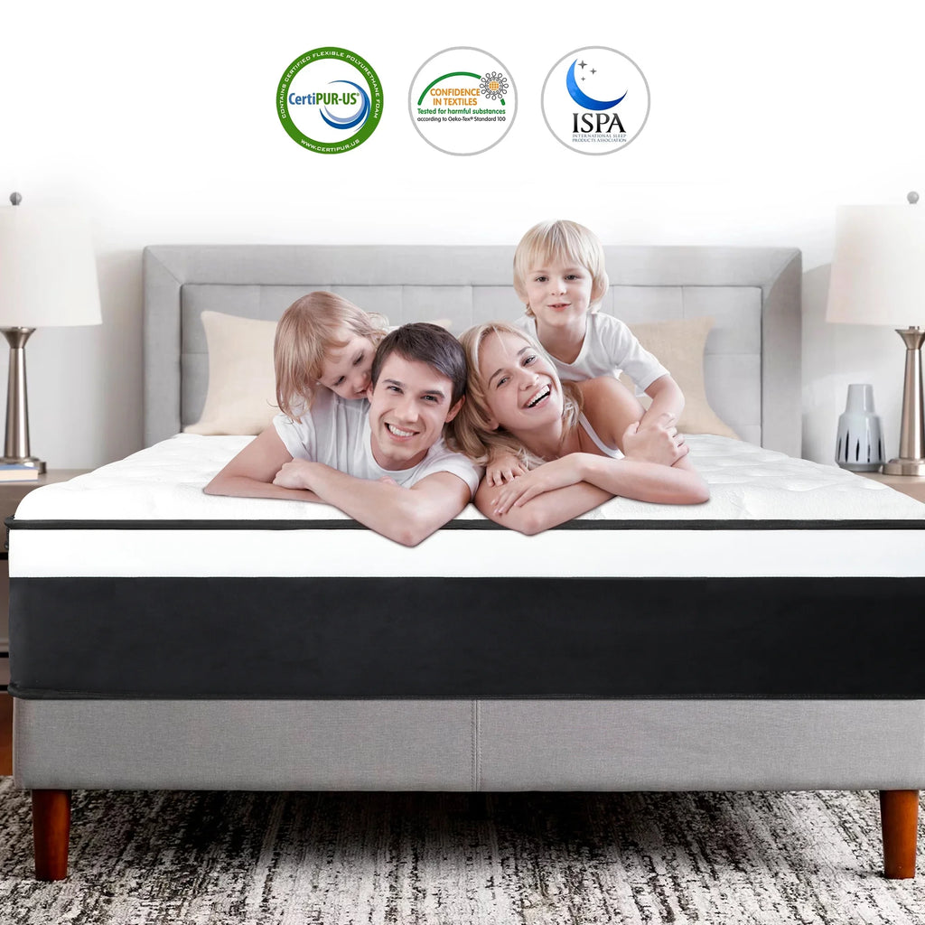 14 inch Gel Memory Foam Pocket Spring Hybrid Mattress L325437