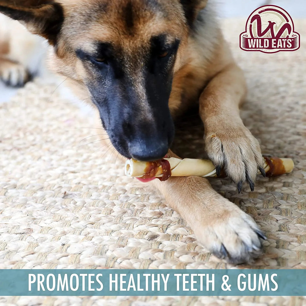 Water Buffalo Jerky Dog Chews 10 Pack Y216