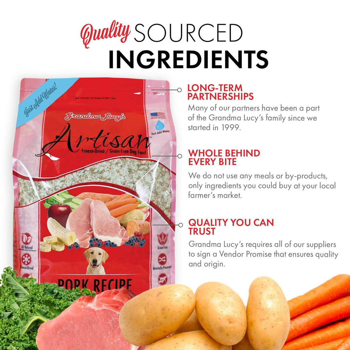 Grain Free Freeze Dried Dog Food U159