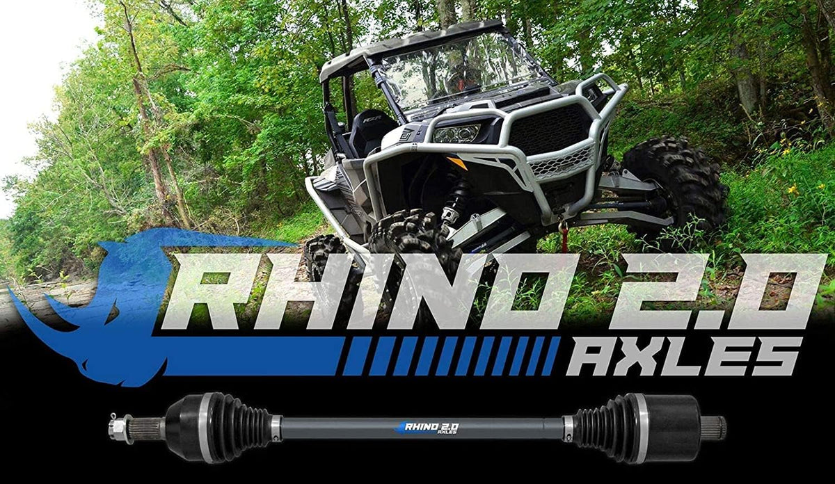 Front Axle for Polaris RZR Trail S 1000 Premium/Ultimate, 4340 Chromoly Steel Q50614
