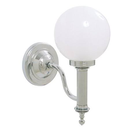Polished Nickel 1-Light Bath Sconce P330