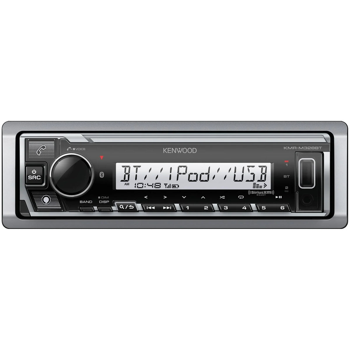 Single-Din In-Dash Digital Media Receiver with Bluetooth Z142