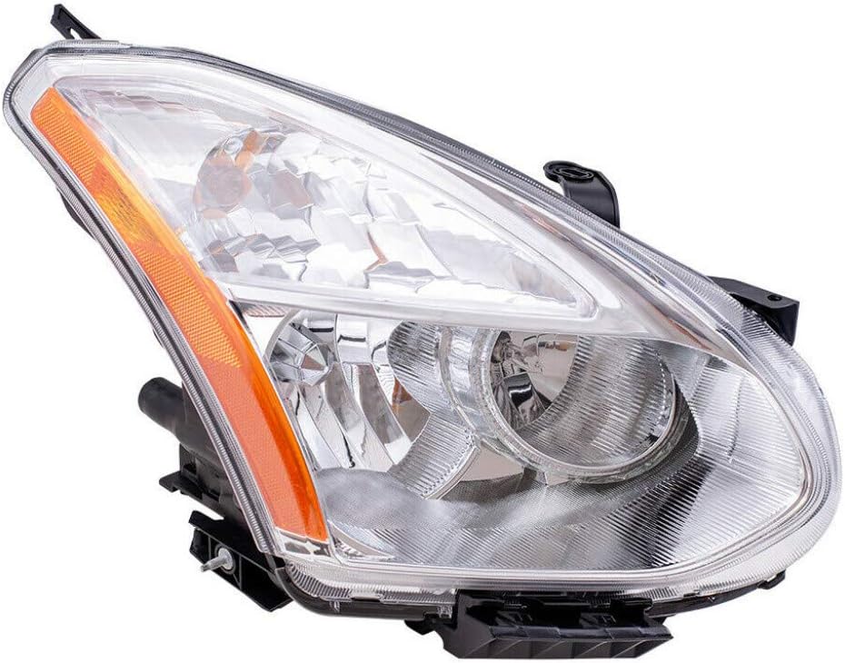 Passenger Side Halogen Headlight Assembly for Nissan Rogue 2009 2010 C8035