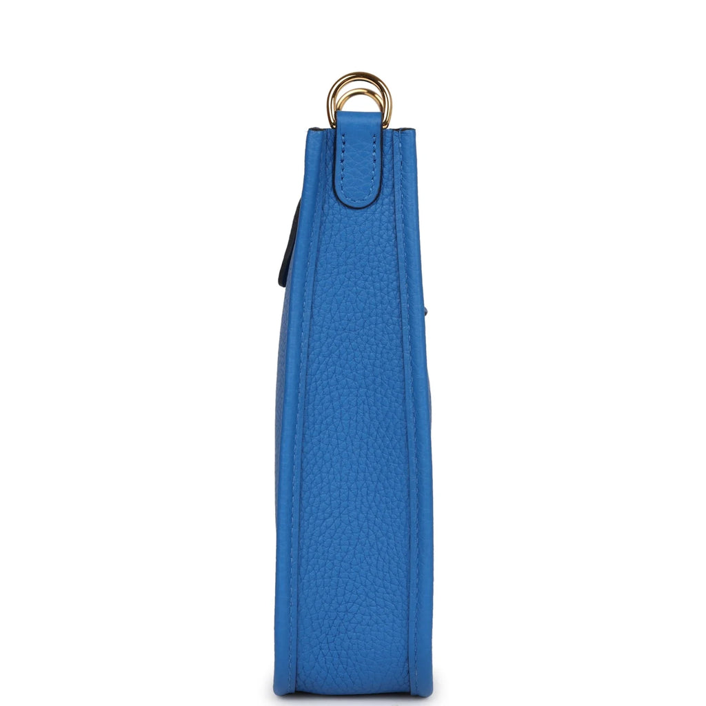 Bleu Zellige Clemence Leather Bag V73288