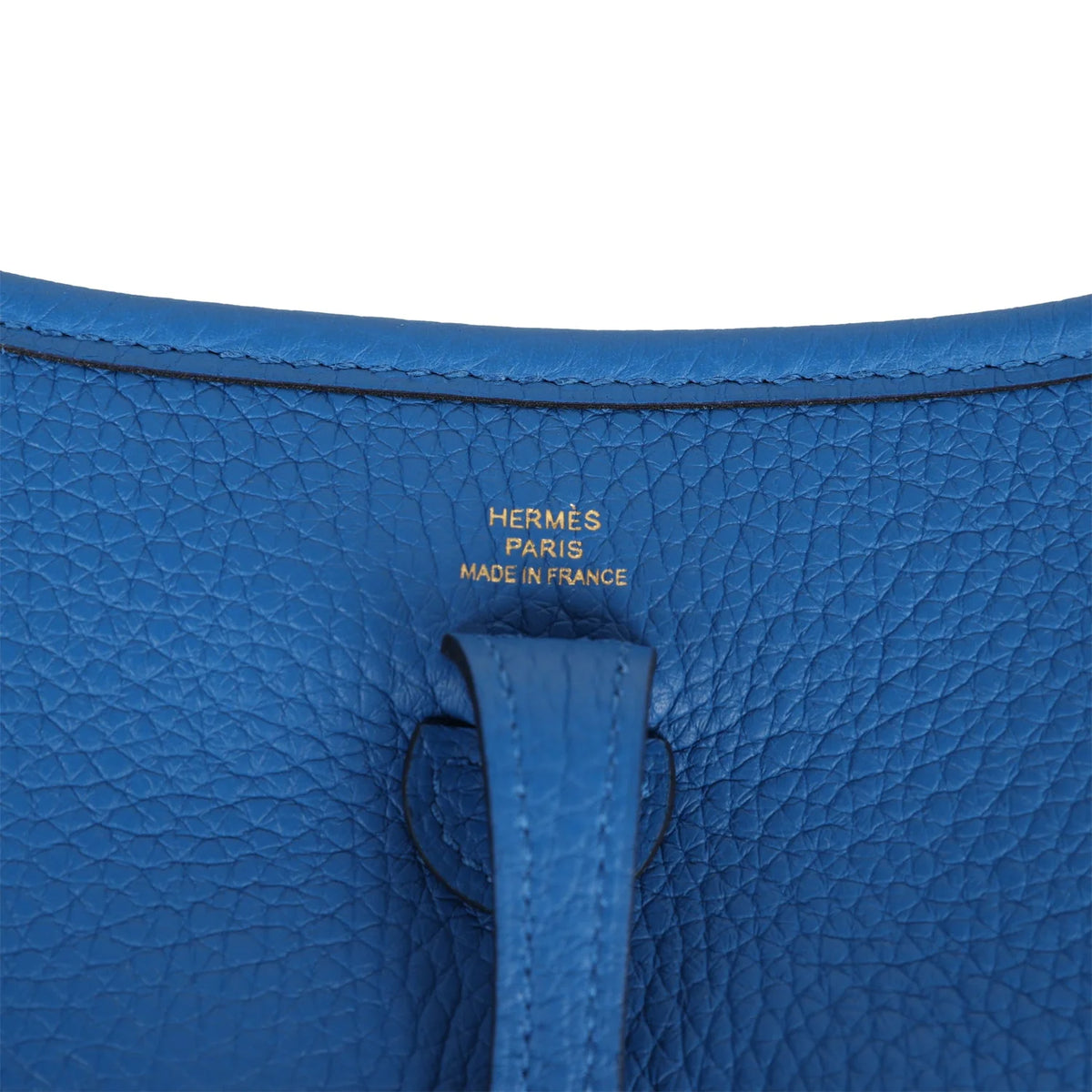 Bleu Zellige Clemence Leather Bag V73288