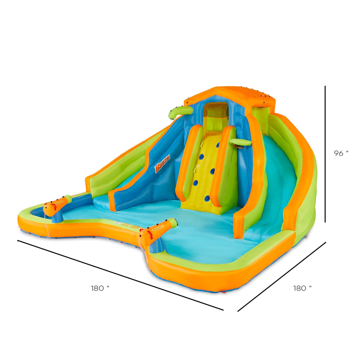 Inflatable 2 Lane Water Slide Splash Pool I982240