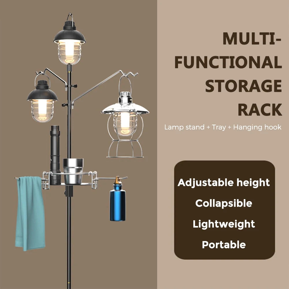 Collapsible Camping Lantern Hanger Aluminum Alloy S96173