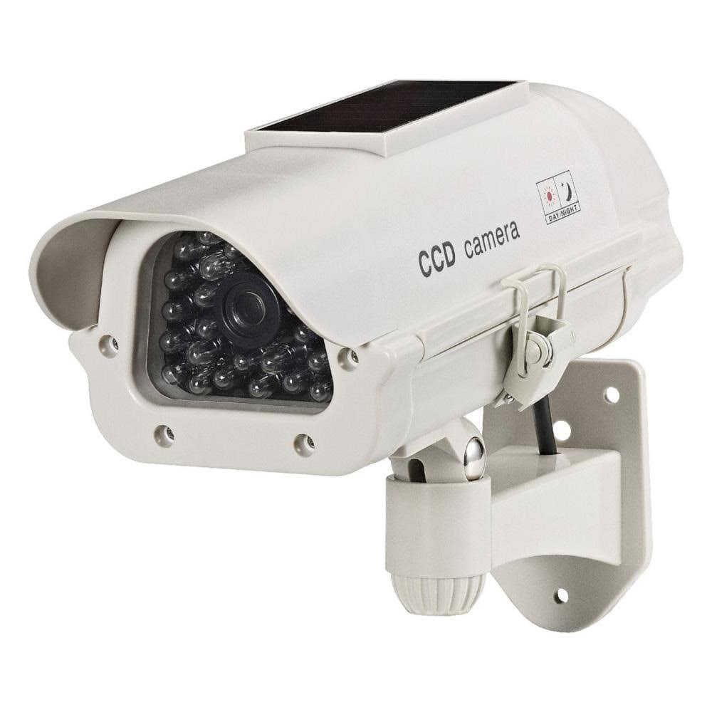 Indoor/Outdoor Dummy Security Camera with LED 4-Pack U73159