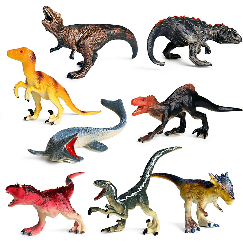 8PCS Simulation Dinosaur Toy Z614083