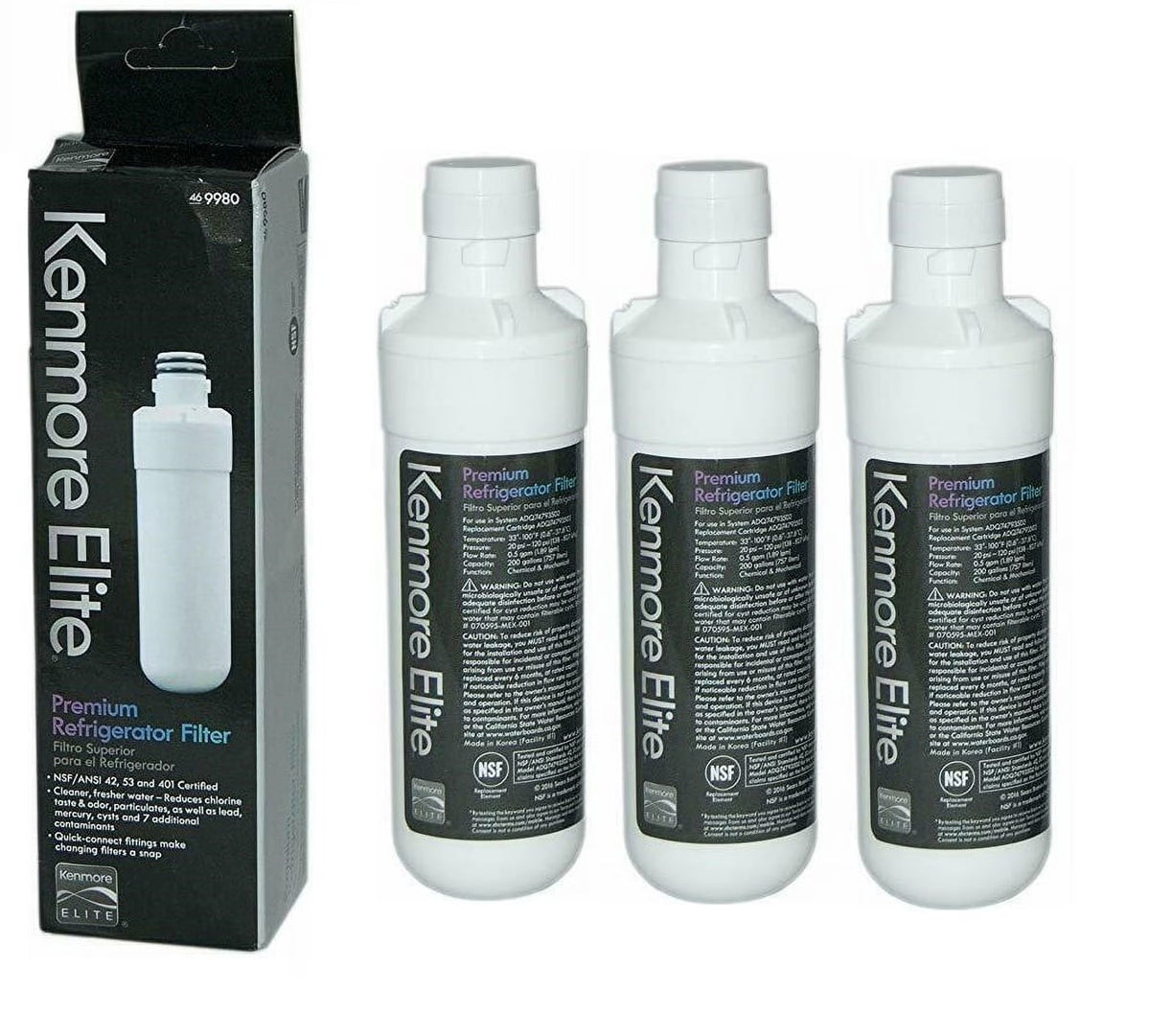 3 Pack Replacement Water Filter C285812