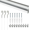 79 Inch Track Kit with Nylon Cords and Picture Hooks Y187