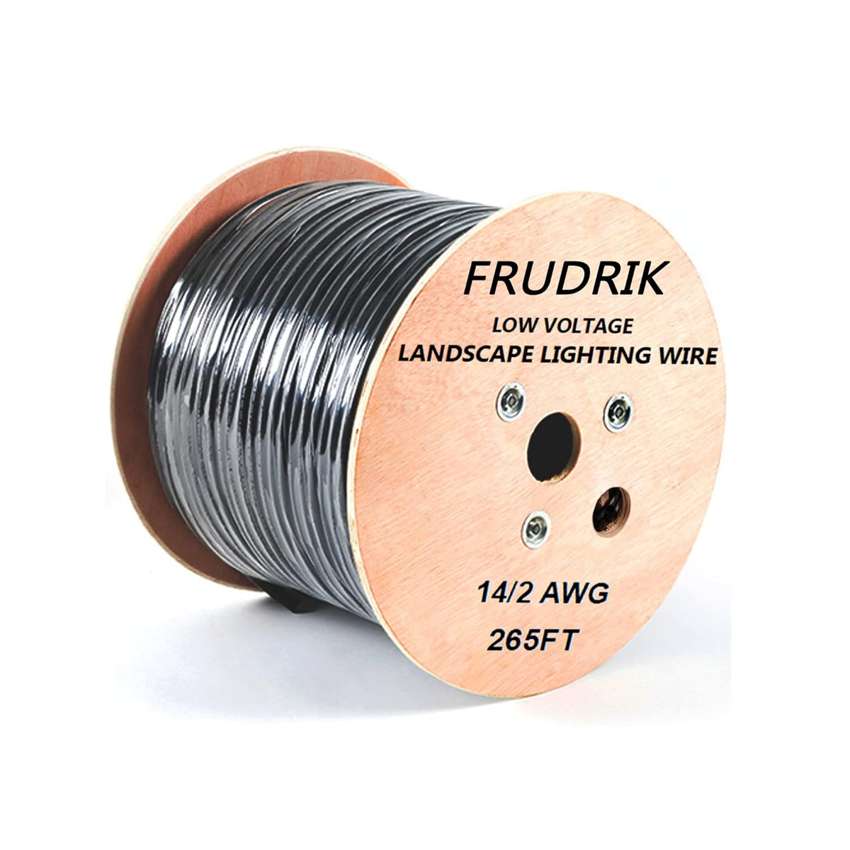 14/2 Black Low Voltage Landscape Lighting Wire, 265ft T341507