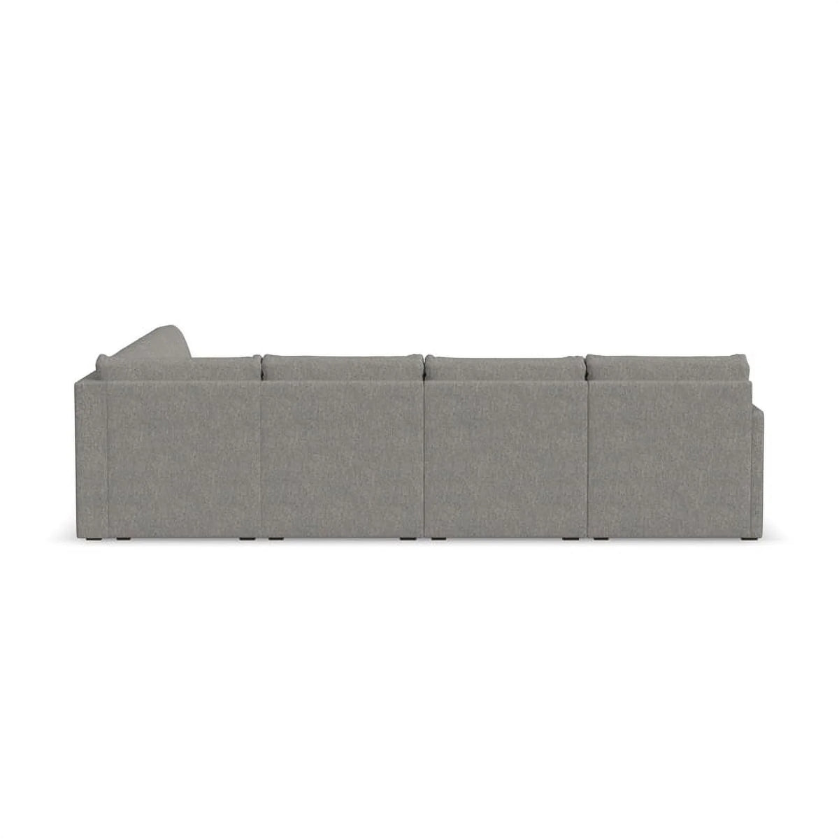 Gray 6 Seat Sectional with Performance Fabric K829009