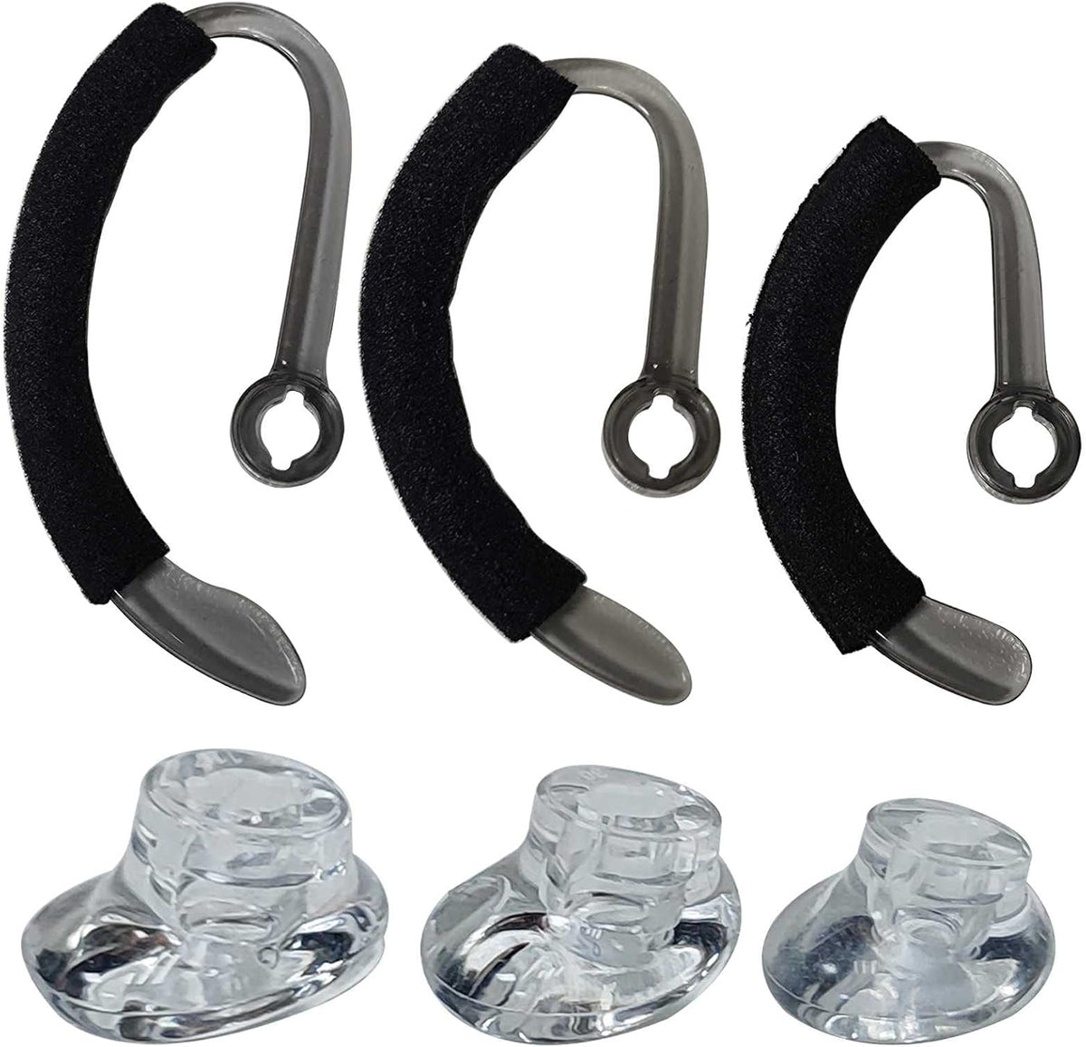 Earhooks Spare Earbuds with Foam Tube Kit Replacement Tip Small Medium Large Size 1Set M33687