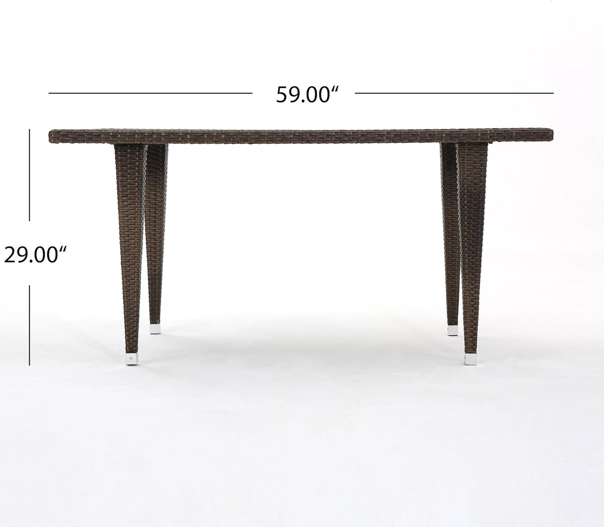 Outdoor Rectangular Wicker Dining Table D803648