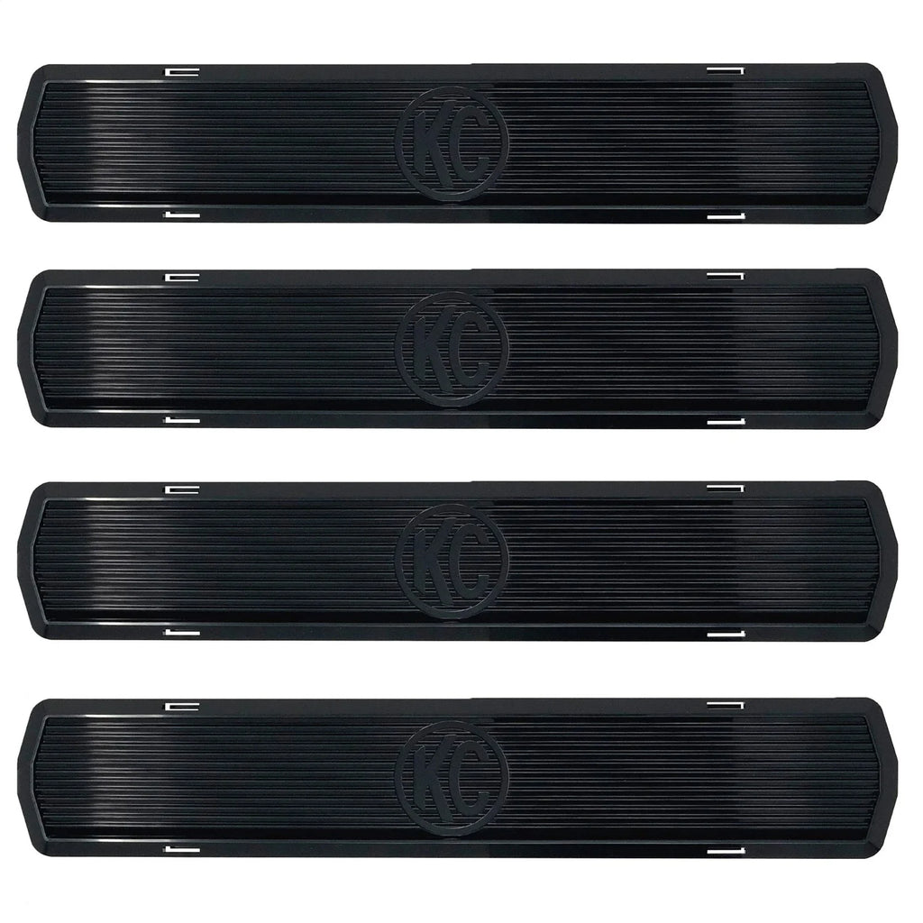 Roof Rack with Light Bar and Side Blackout Plates B1776