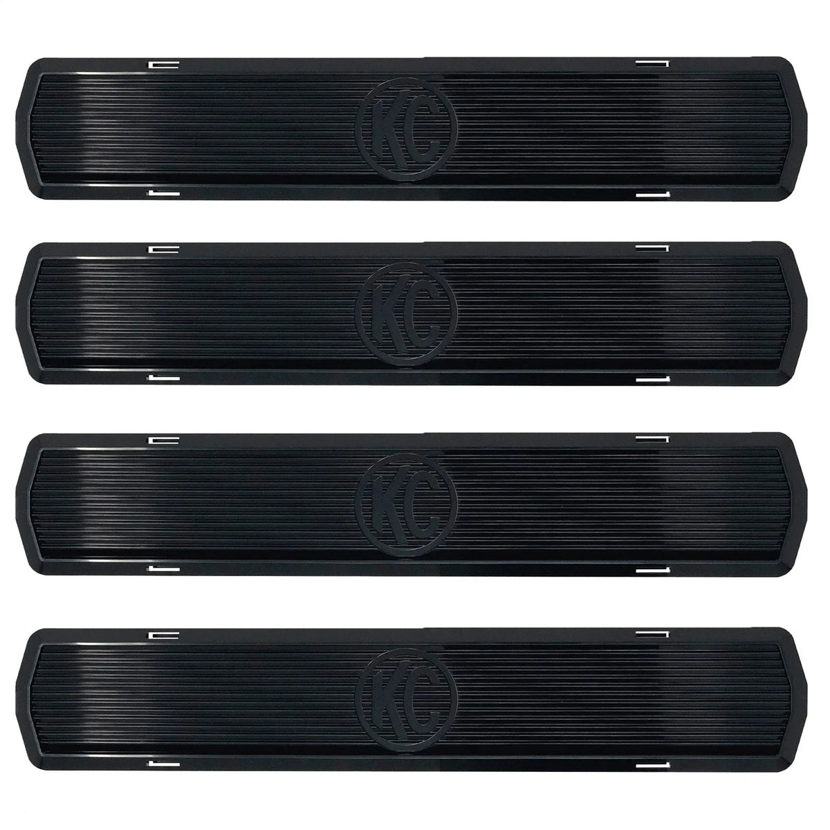 Roof Rack with Light Bar and Side Blackout Plates B1776