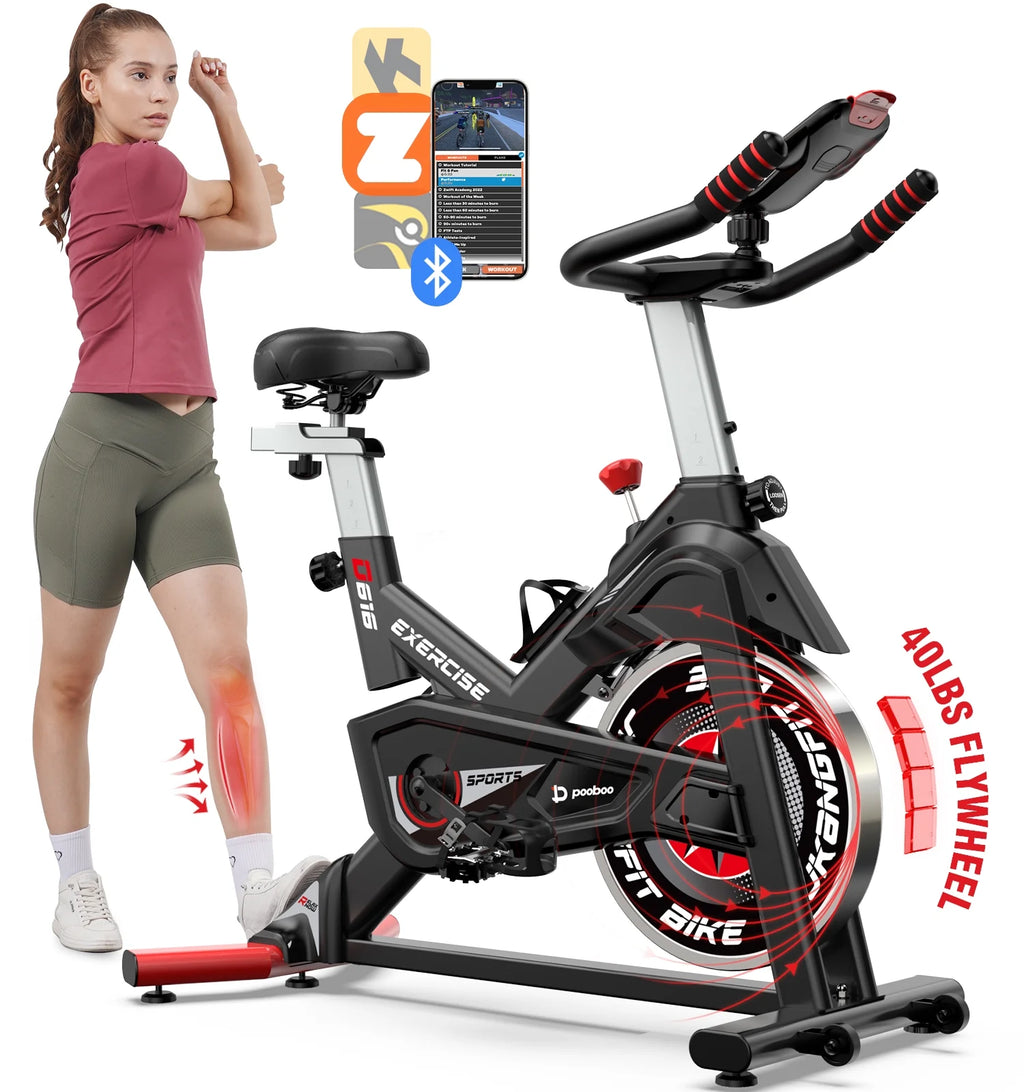 Indoor Cycling Bike with Silent Magnetic Resistance X5851