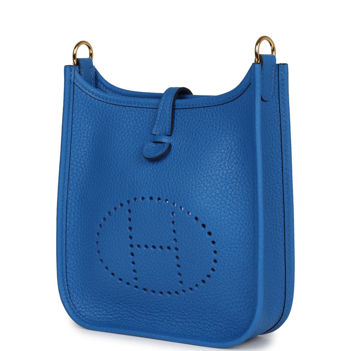 Bleu Zellige Clemence Leather Bag V73288