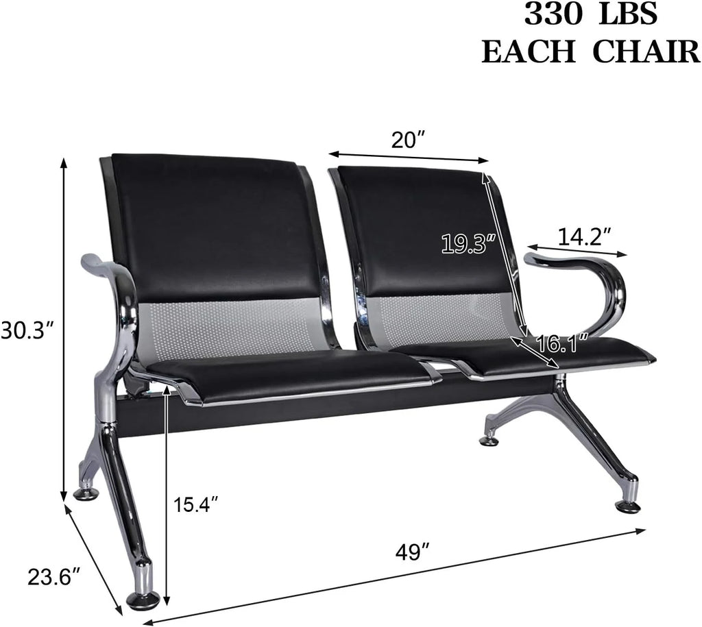 Heavy Duty PU Leather Guest Chairs Q560610