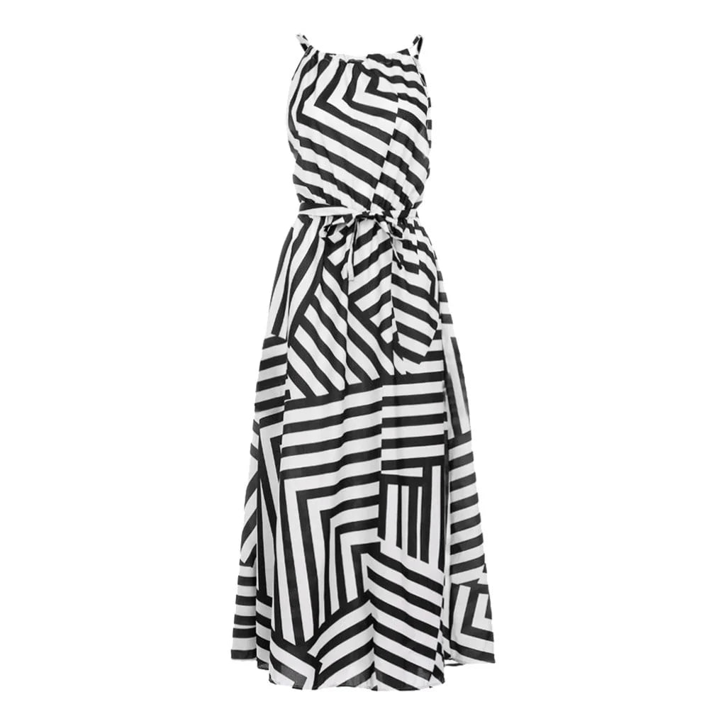 Plus Size Boho Maxi Dress M4145