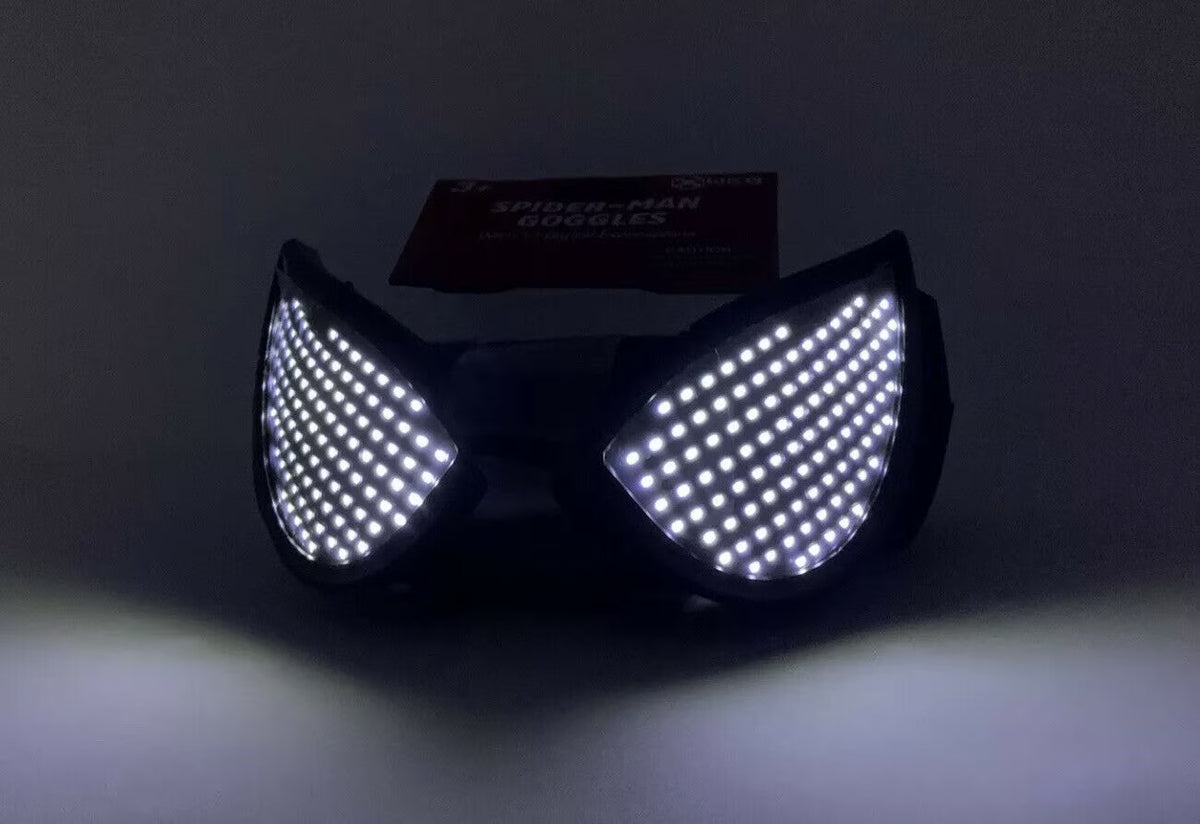 Spider Man Goggles with 17 Digital Expressions V1384