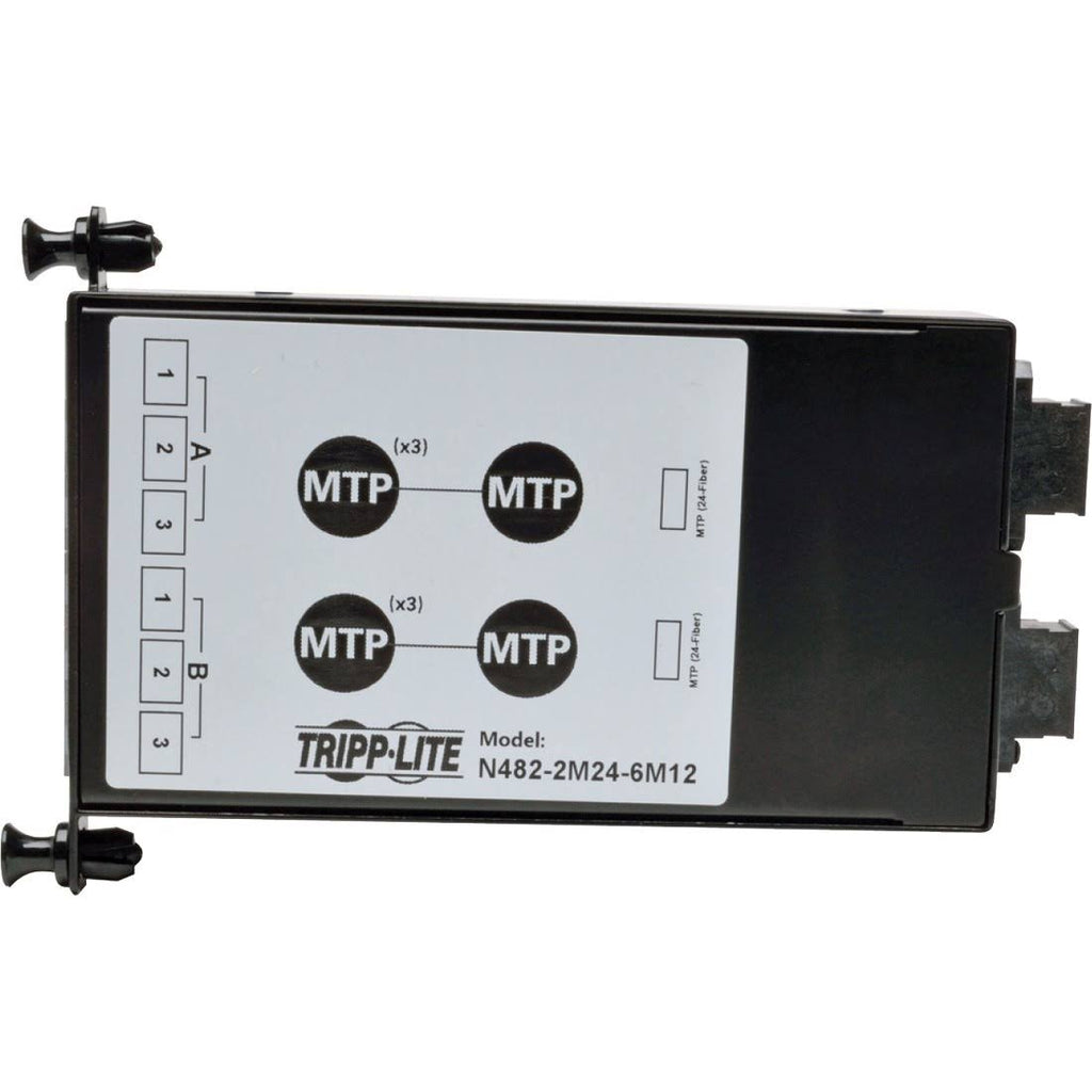 2 x 24 Fiber MTP-MPO to 6 x 12 Fiber MTP-MPO Breakout Cassette N412