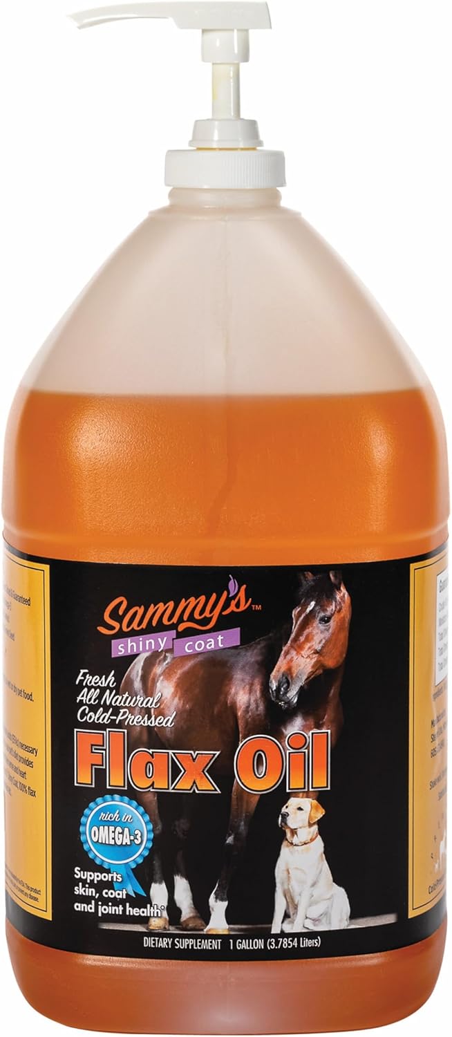 Pure Flaxseed Oil for Horses, 1 Gallon Q1772