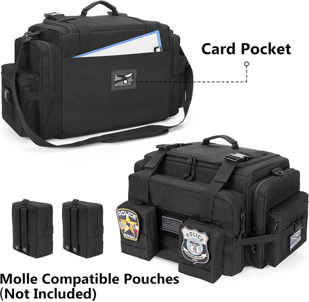 Black MOLLE Compatible Patrol Bag O270929