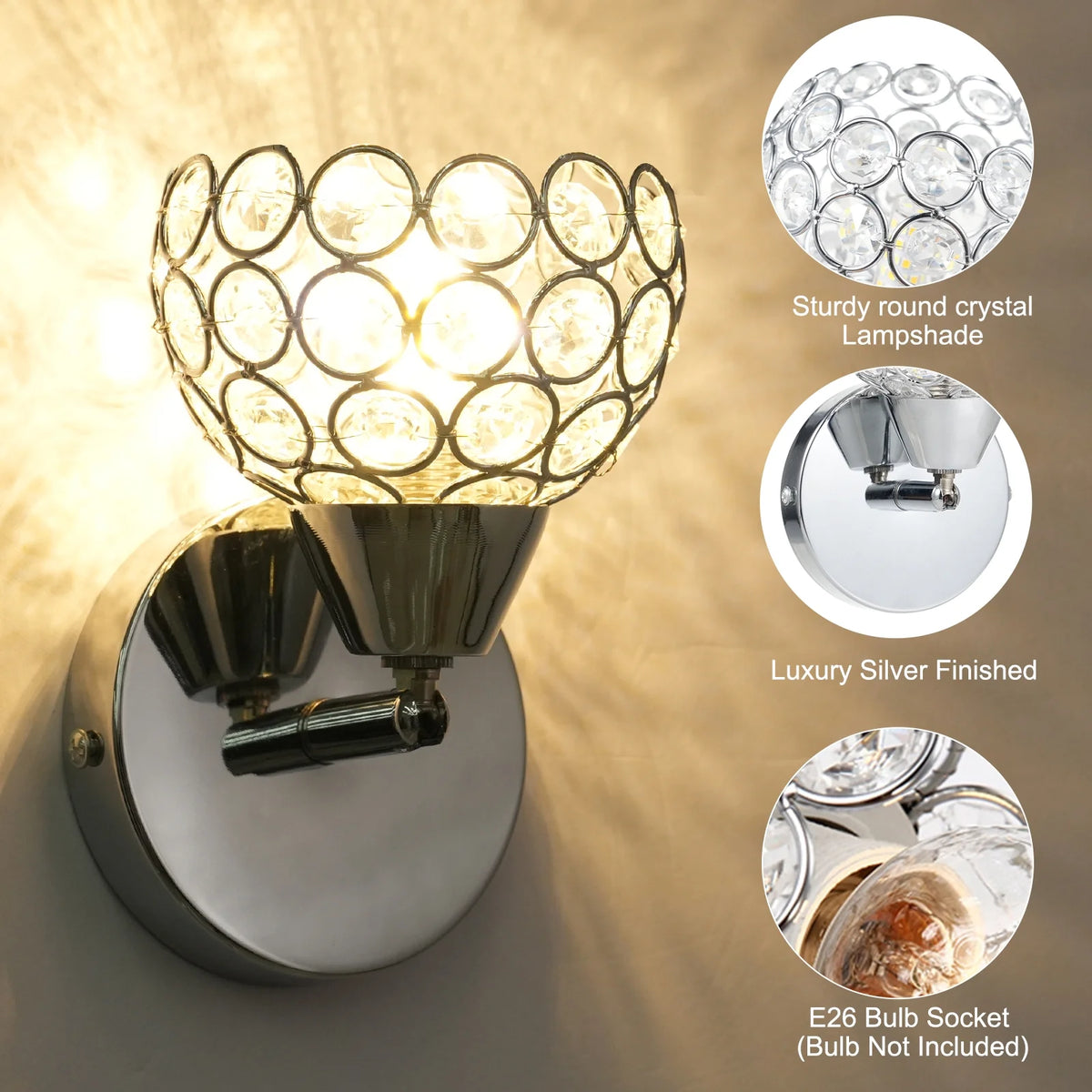 Modern Wall Lamp E26 Socket G281