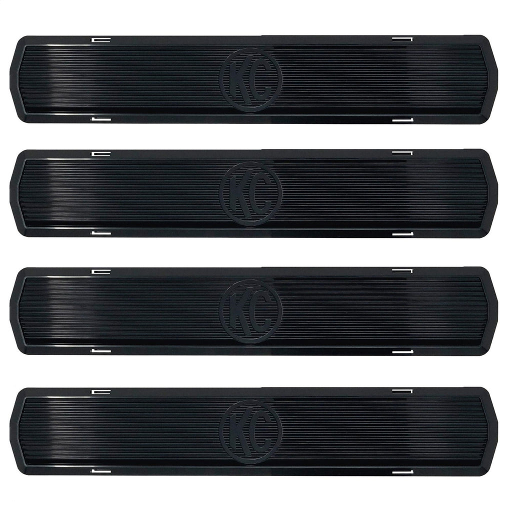 Roof Rack with Light Bar and Side Blackout Plates B1776