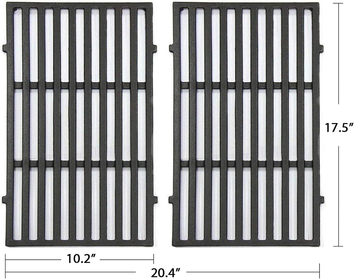 17.5 Inches Cast Iron Grill Grates Pack of 2 Y876