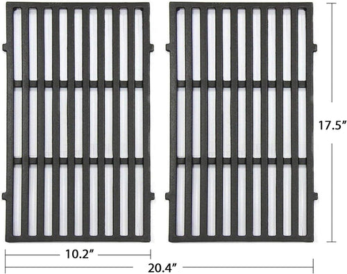 17.5 Inches Cast Iron Grill Grates Pack of 2 Y876